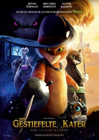 Filmplakat Der gestiefelte Kater: Der letzte Wunsch